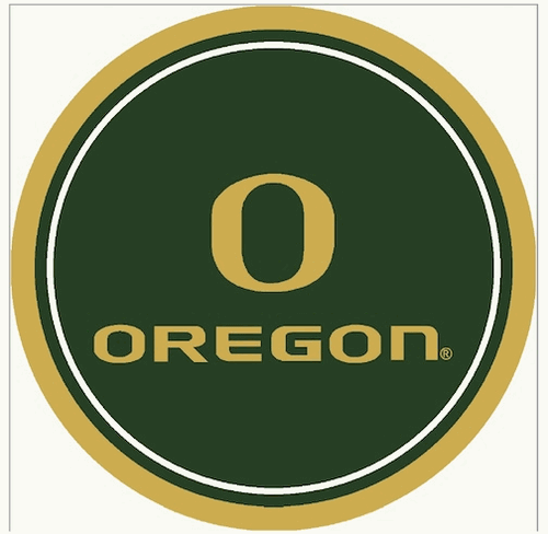 Oregon University 64 Round Spirit Rug