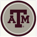 Texas A&M 64 Round Spirit Rug