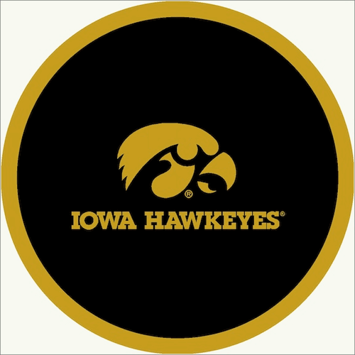 Iowa 64 Round Spirit Rug
