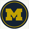 Michigan 64 Round Spirit Rug