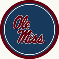 Ole Miss 64 Round Spirit Rug