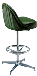 Rolled Edge Bar Stool