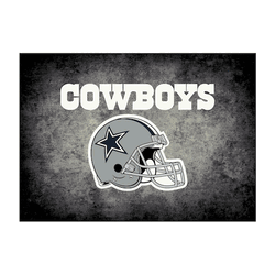 Dallas Cowboys Distressed Rug