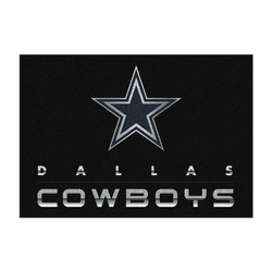 Dallas Cowboys Chrome Rug