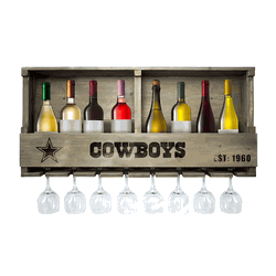 Dallas Cowboys Reclaimed Bar Rack