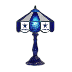 Dallas Cowboys 21 Glass Table Lamp