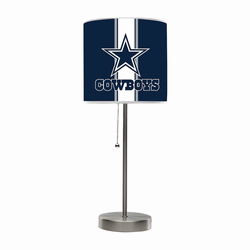 Dallas Cowboys Chrome Table Lamp