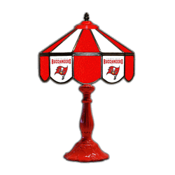 Tampa Bay Bucaneers 21 Glass Table Lamp