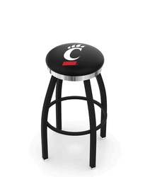Cincinnati Chrome Ring Swivel Stool