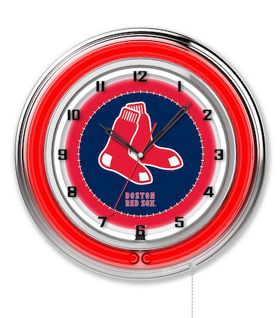 Boston Red Sox Neon Clock 19