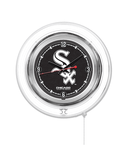 Chicago White Sox Neon Clock 15