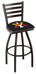 Virginia Military Ladder Back Swivel Stool