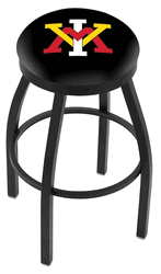 Virginia Military Black Ring Swivel Stool