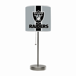 Las Vegas Raiders Chrome Table Lamp