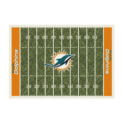 Miami Dolphins Home Field Rug