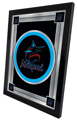 Miami Marlins Logo Mirror