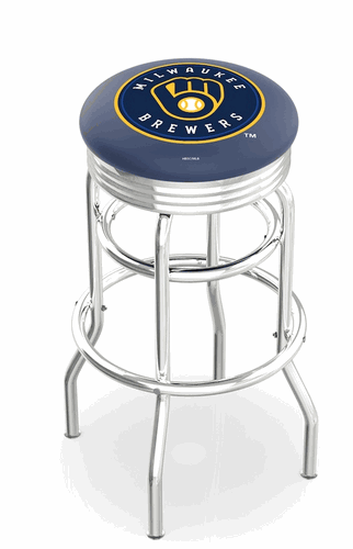 Milwaukee Brewers Diner Bar Stool