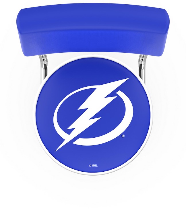 Tampa Bay Lightning Logo Seatback Bar Stool