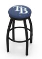 Tampa Bay Rays Black Ring Swivel Stool
