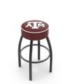 Texas A&M Cushion Swivel Stool