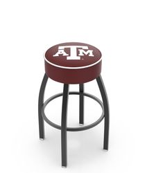 Texas A&M Cushion Swivel Stool