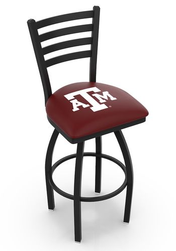 Texas A&M Ladder Back Swivel Stool
