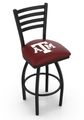 Texas A&M Ladder Back Swivel Stool