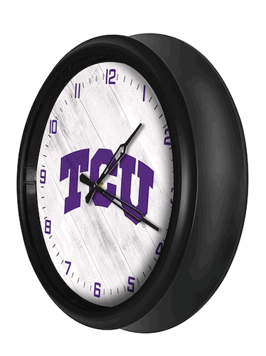 Texas Christian Outdoor LED Clock
