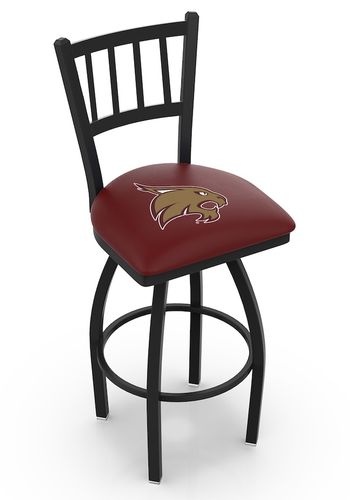 Texas State Jailhouse Back Swivel Stool