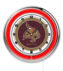 Texas State Neon Clock 19