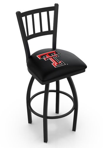 Texas Tech Jailhouse Back Swivel Stool