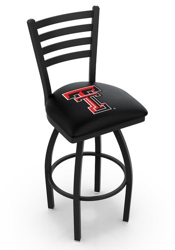 Texas Tech Ladder Back Swivel Stool