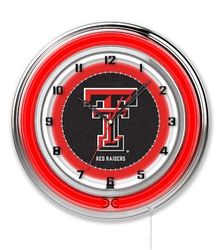 Texas Tech Neon Clock 19