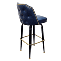 Tufted Cut Corner Bar Stool
