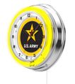 U.S. Army Neon Clock 19