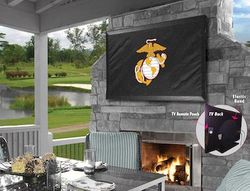 U.S. Marine Corps TV Cover Red/Yellow