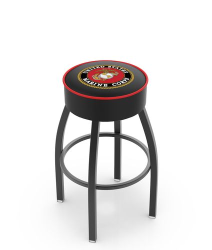 U.S. Marine Cushion Swivel Stool