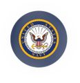 U.S. Navy Chrome Ring Swivel Stool