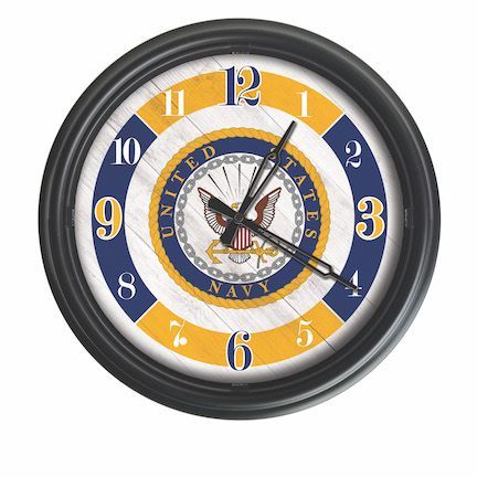 U.S. Navy Outdoor LED Clock