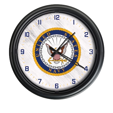 U.S. Navy Outdoor LED Clock