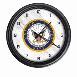 U.S. Navy Outdoor LED Clock