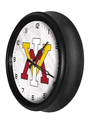 Virginia Military Outdoor LED Clock