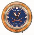 Virginia Neon Clock 15