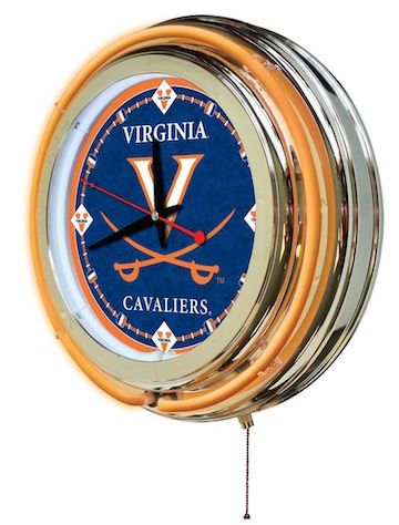 Virginia Neon Clock 15