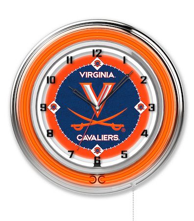 Virginia Neon Clock 19