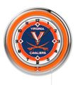 Virginia Neon Clock 19