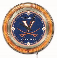 Virginia Neon Clock 19