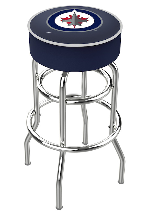 Winnipeg Jets Logo Bar Stool