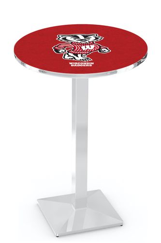 Wisconsin Badgers Modern Pub Table