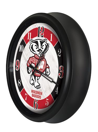 Wisconsin Badgers Outdoor LED Clock